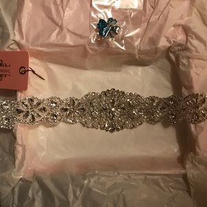 Beautiful Handmade Wedding Dress belt.